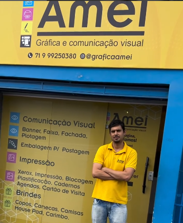 Fachada da Gráfica AMEI