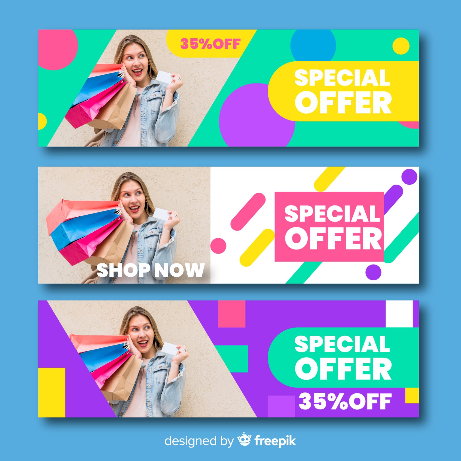 Banner personalizado para vitrine